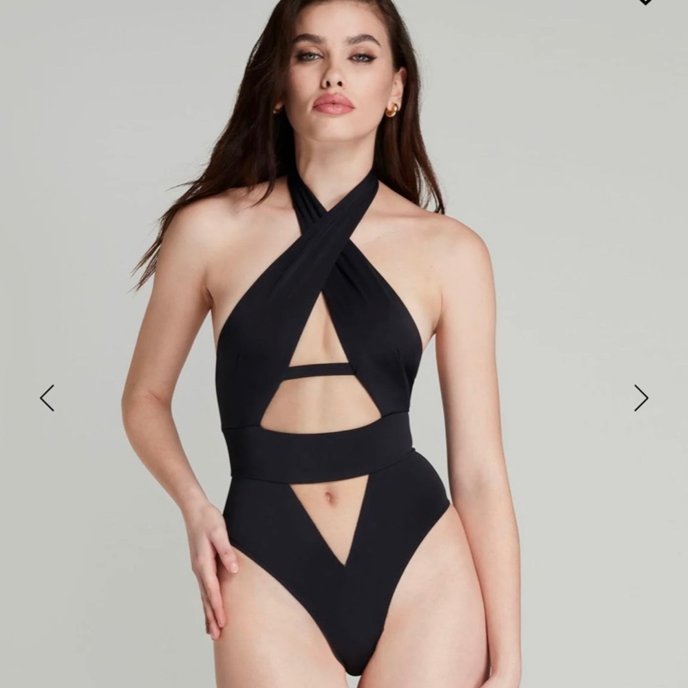 Agent provocateur Anja one piece swimsuit black size 2